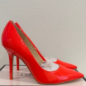 Nine West Bold Red Patent Heels